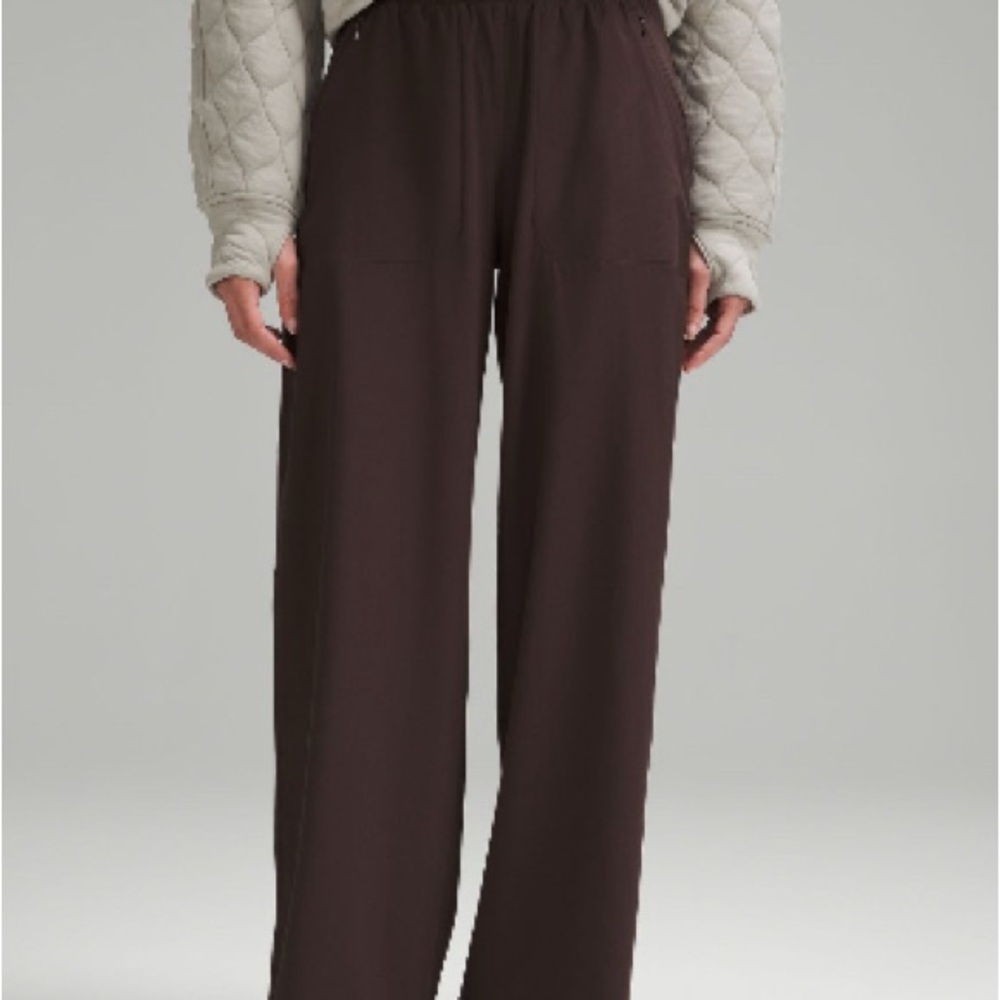 Lululemon Swift Mid Rise Wide Leg Pants Espresso